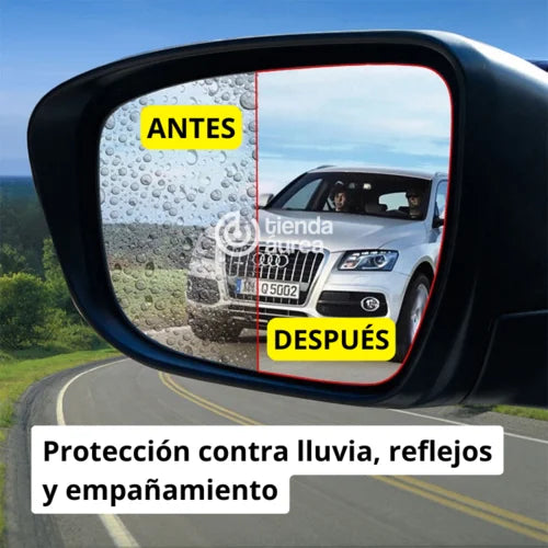 RetroVisión - Protección Total Contra Lluvia y Reflejos 💧🔦 (Incluye 2 Películas)