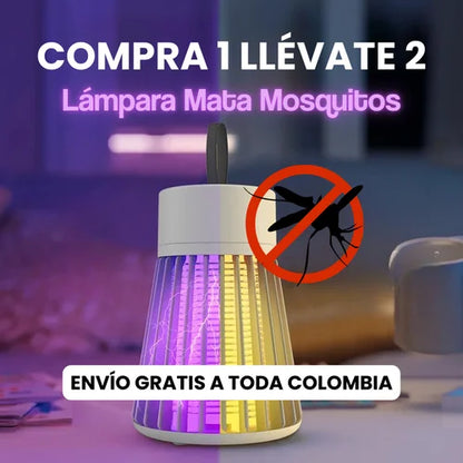 🔥 ¡Oferta 2x1! - Lámpara Mata Mosquitos Eficiente y Silenciosa 🪰❌