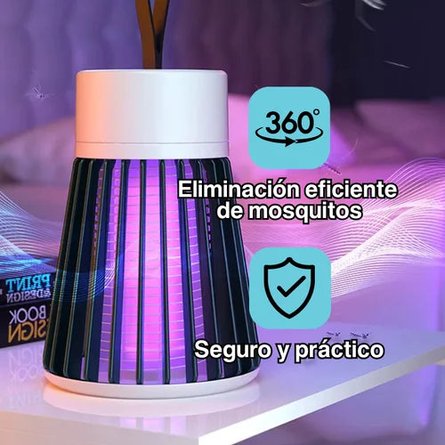 🔥 ¡Oferta 2x1! - Lámpara Mata Mosquitos Eficiente y Silenciosa 🪰❌