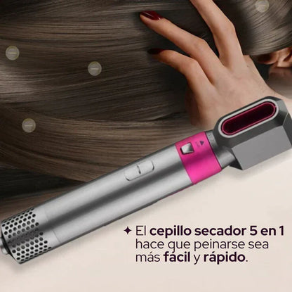 LuxeHair PRO™ - Cepillo Secador 5 en 1 + ENVÍO GRATIS 🔥